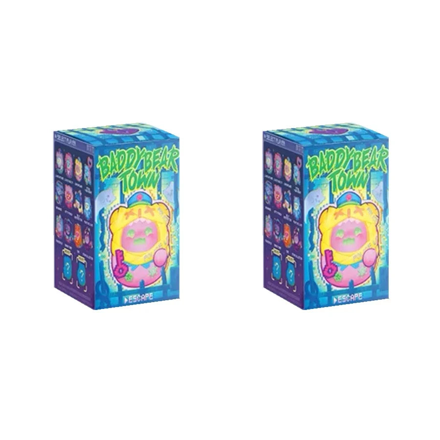 ShinWoo BADDY BEAR TOWN Serie Blind Box Mystery Box Überraschungsbox Original Actionfigur Cartoon Modell Halloween Geschenk