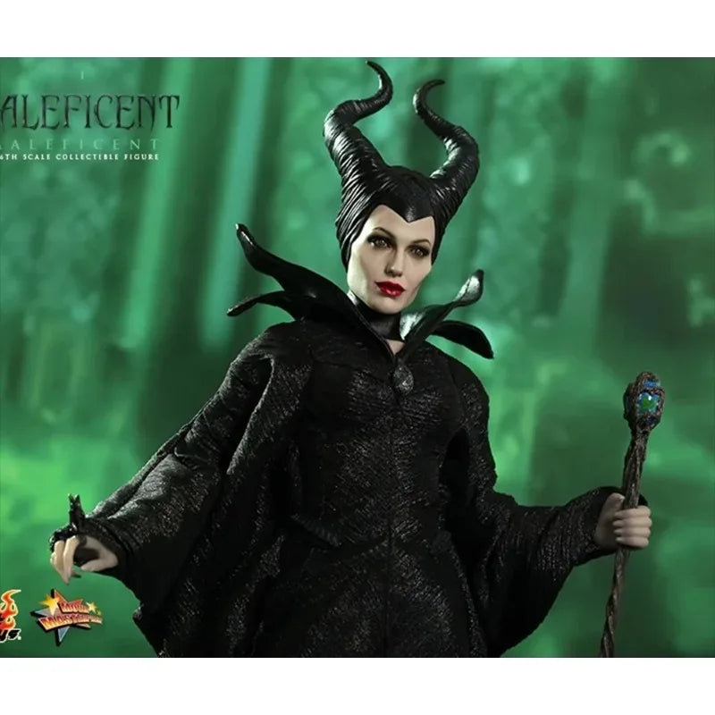 In Stock HotToys 1/6 MMS247 Maleficent Witch Angelina Jolie Action Figure Model Toy 12 Inches