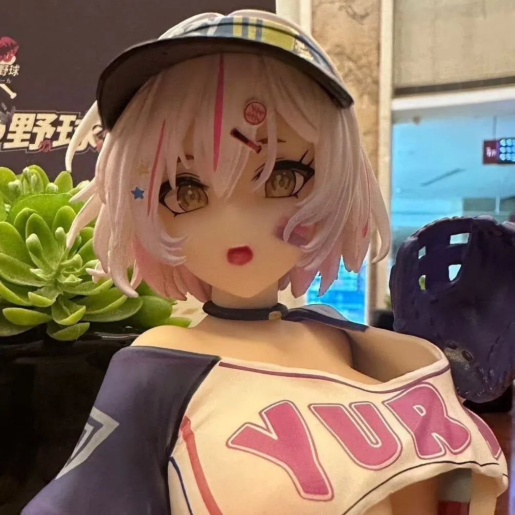19Cm Baseball Girl Anime Figure Model Statue Desktop Decoration Ornament Collection Gift For Anime Fans Collectible Display Toy