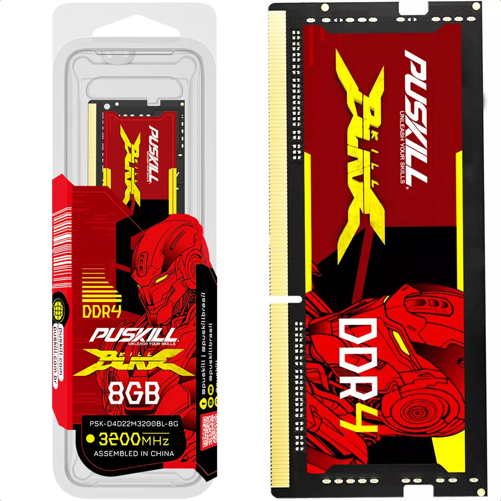 PUSKILL DDR4 Notebook Memoria Ram 8GB 16GB 3200MHz 2666MHz 1.2V Sodimm Laptop Memory