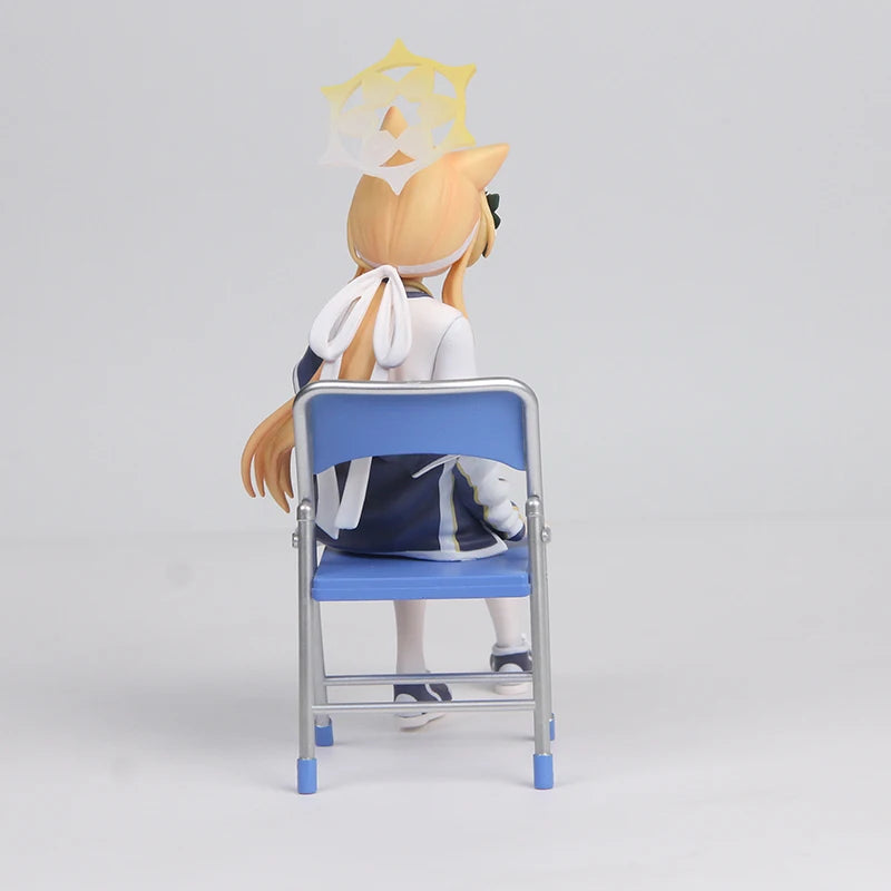 Anime Blue Archive Gymnastics Uniform Girl Iochi Mari Figures Model Toy Static Statue Action Figures Office Desk Ornament Gift