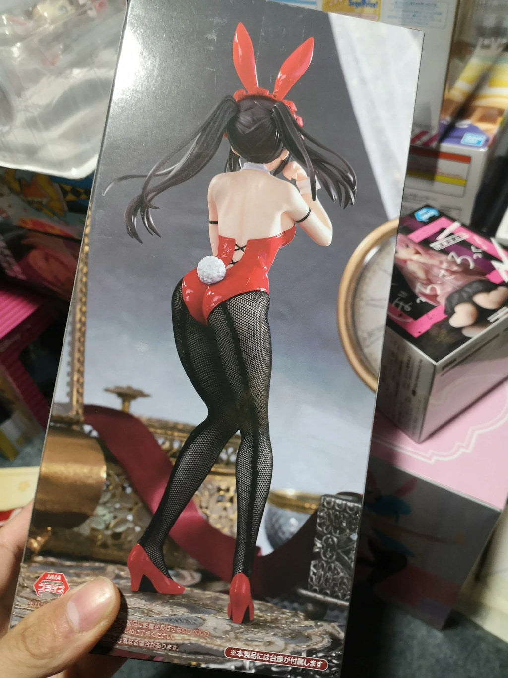 Original FuRyu BiCute Bunnies Tokisaki Kurumi Nightmare DATE ALIVE IV Bunny Anime Figure Toys PVC Model Collector Doll Gift