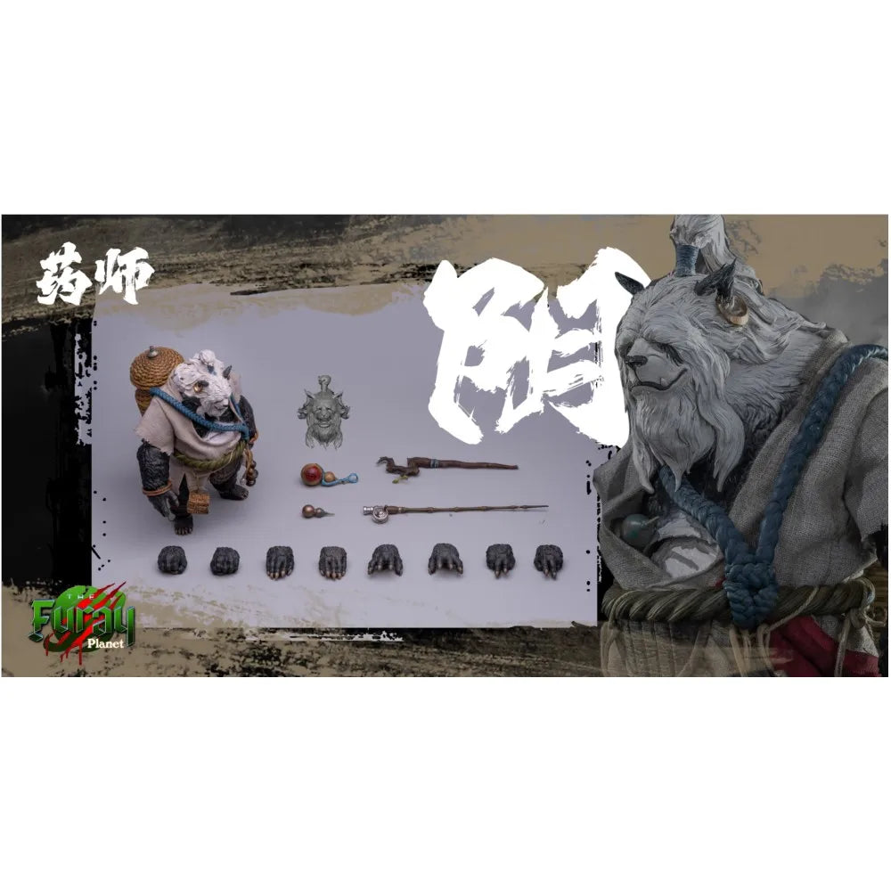JOYTOY Craftsman Alliance Furui Planet Panda Brothers Yin And Yang Action Figures Doll Collection Decoration Gift Original Model