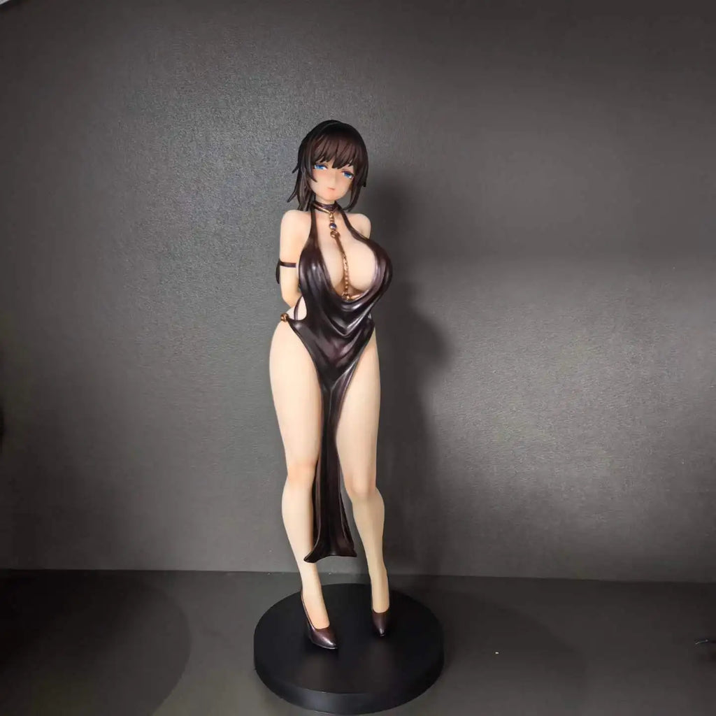 Miyamae Shiho 1/6 Scale Evening Gown Party Anime Girl Figure Boxed Collectible Model PC Case Desktop Display Decor