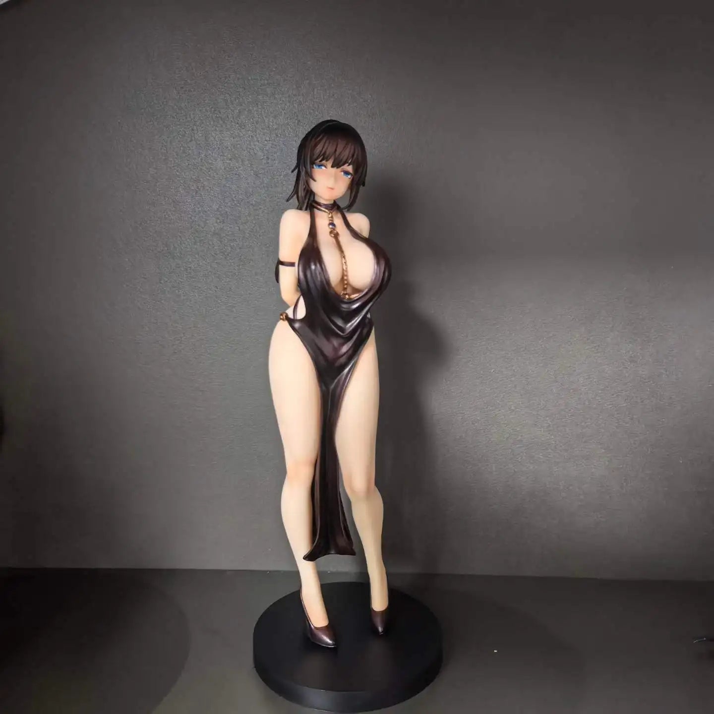 Miyamae Shiho 1/6 Scale Evening Gown Party Anime Girl Figure Boxed Collectible Model PC Case Desktop Display Decor