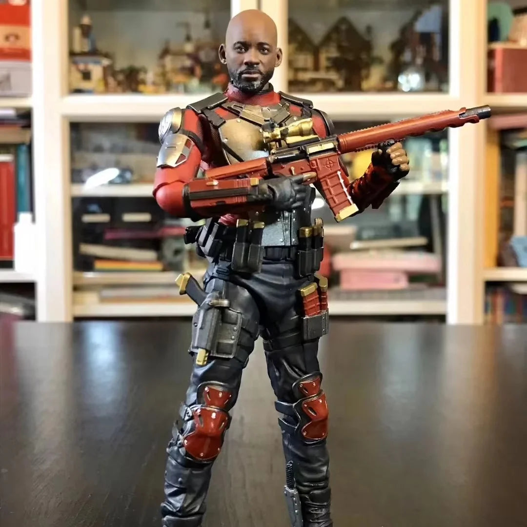 Suicide Squad Deadshot Action Figure Collectible Will SHF Hands-On Office Decorative Model for Garage Kit Toy & Hobbies