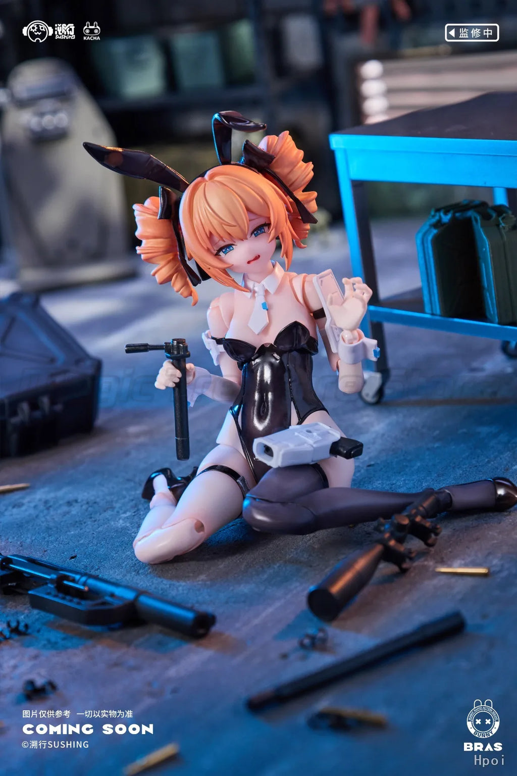 【MT】Original Sushing Rabbit Rapid Response Team Sniper-Leone 1/12 Action Figure Toy Model
