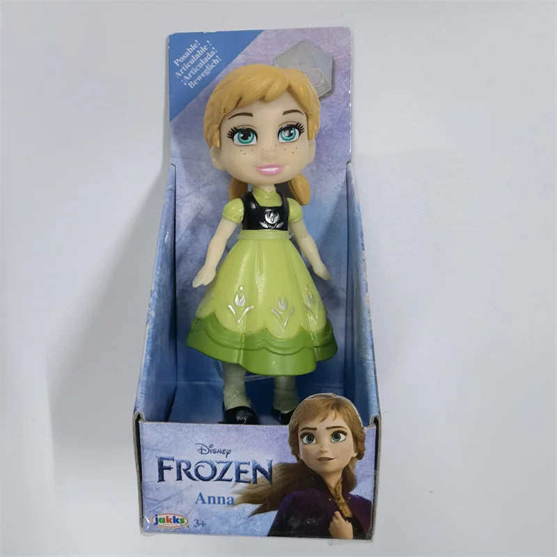 New Hot Disney Princess Miniature Doll Model Rapunzel Ariel Snow White Poseable Cute Anime Action Figure Model Frozen Gift Toy