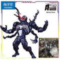 KAIYODO Original Revoltech Venom/Spider-Man 2.0 Version Fully Articulated Action Figure Model Toy Collectible Gift for Boys