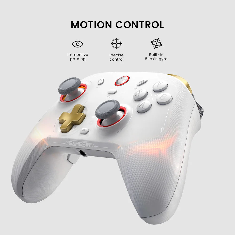 GameSir Cyclone 2 Wireless Controller for Nintendo Switch 2 / iPhone / Android, Bluetooth Gamepad with Hall Effect Triggers