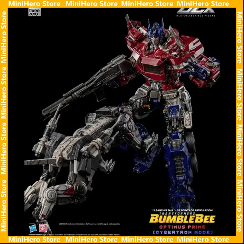 In Stock ThreeZero G1 Optimus Prime DLX Action Figure 53 Points Articulation With Box