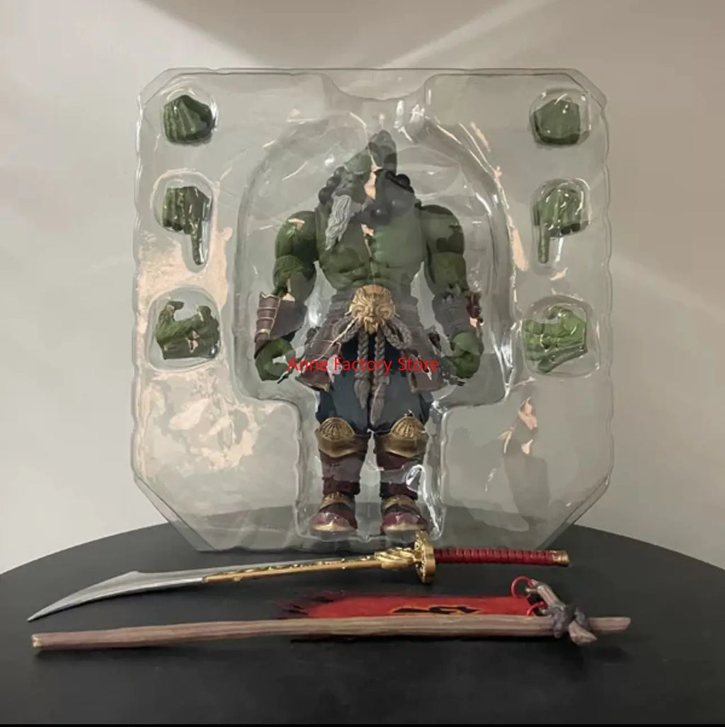 World of Warcraft Ork-Figur, Klingenmeister-Figur, World of Warcraft Wächter der Horde, Modellkollektion, Decora Toys Geschenke