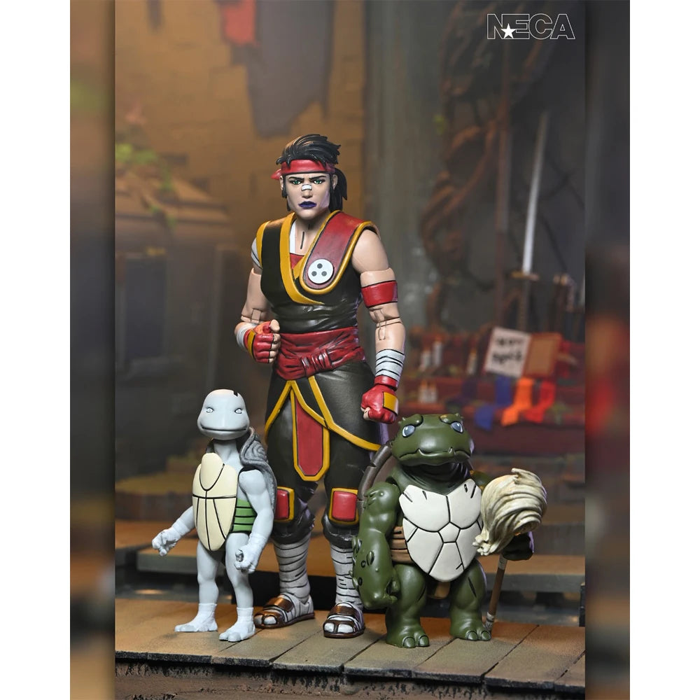 NECA Teenage Mutant Ninja Turtles (The Last Ronin - The Lost Years) - Casey Marie with Baby Odyn & Uno 7” Scale Action Figure