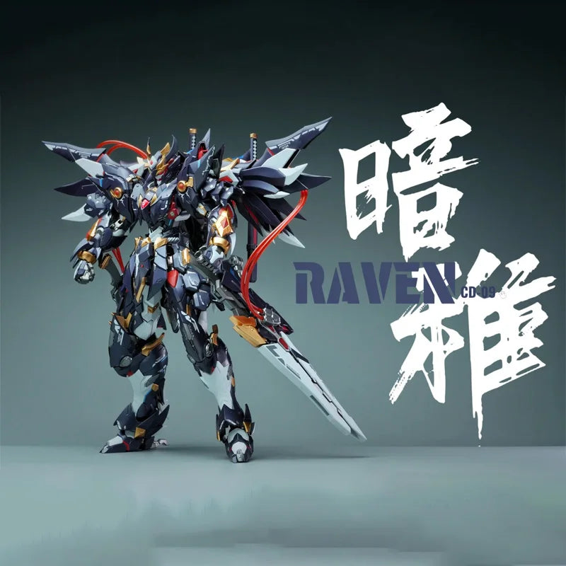 In Stock 1/100 CANGDAO Model Zen Of Collectible Black Pheasant CD-09 Finished alloy Action Figure Assembly Collectible Anime Rob