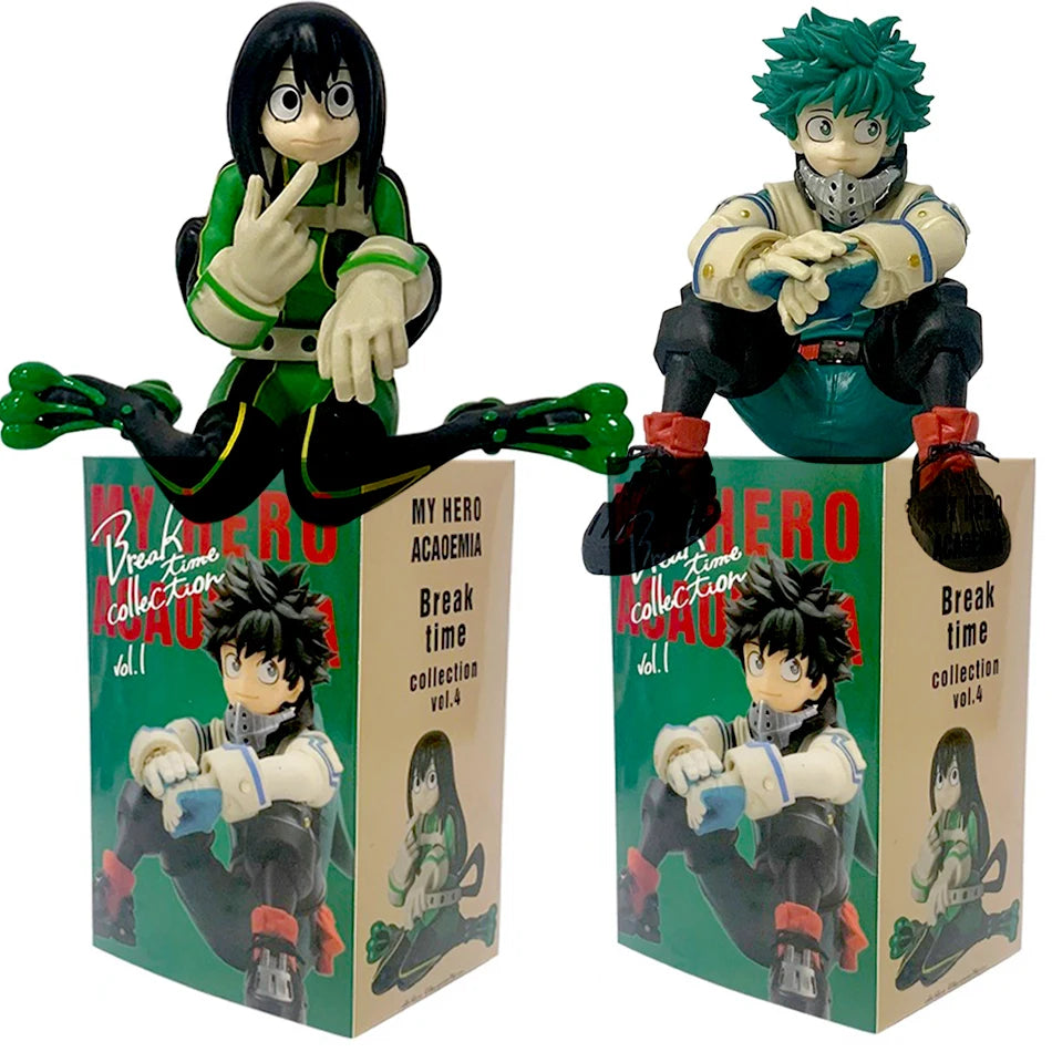 2025 New 9-10cm Asui Tsuyu Izuku Midoriya Relax Time Vol.6 Action Figurine PVC Collectible Decoration Model Toy