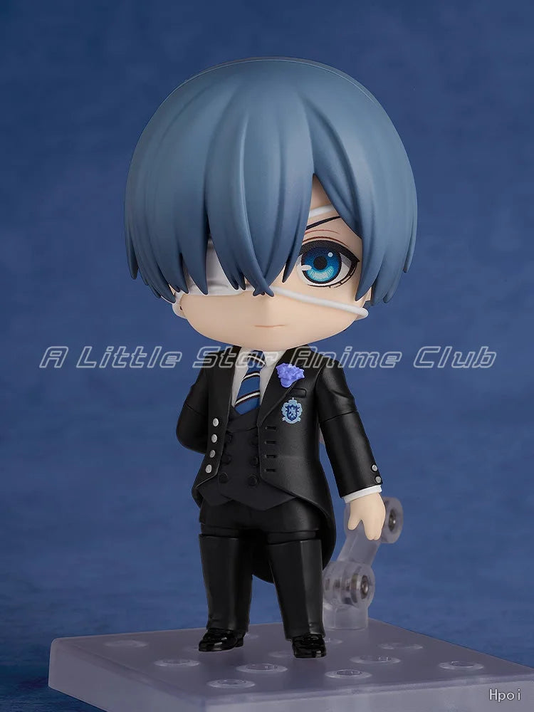 In Stock Original GSC Nendoron 2710 Black Butler Ciel Phantomhive Dormitory Animation Figures Model Collection Toys