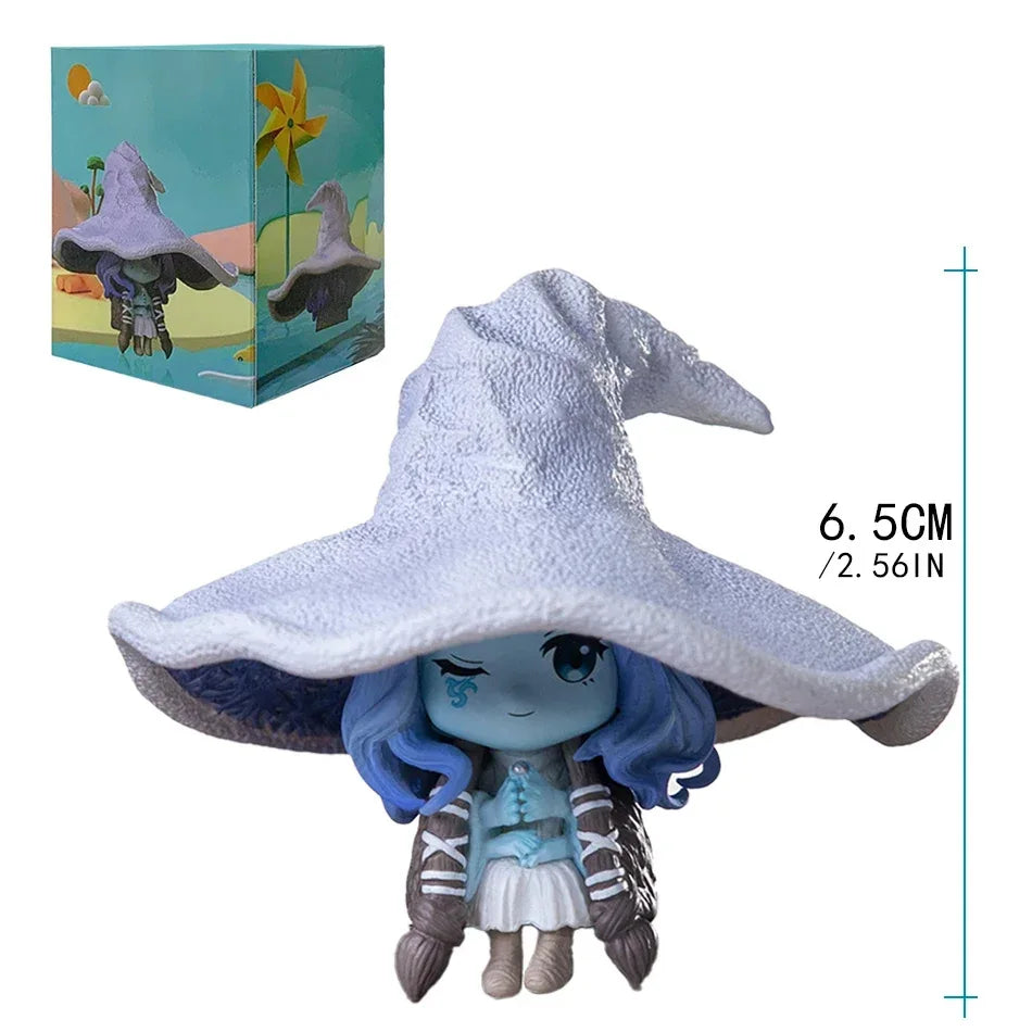 2026 In Stock Ring Gaming Q Version Mini Ranni Cat Melina Malenia The Half-Wolf Action Figure Lani Magic Ornaments Dolls