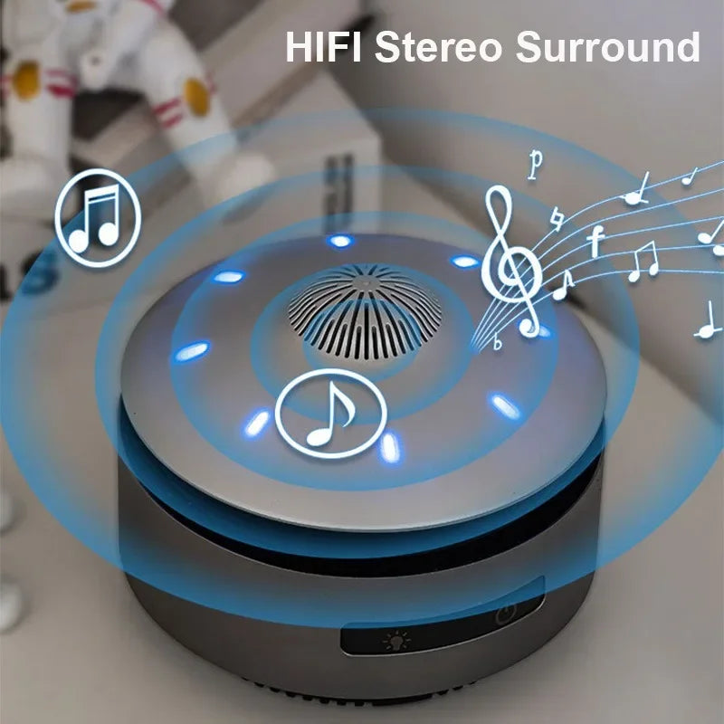 Magnetisch schwebender Subwoofer, Bluetooth-Lautsprecher, schwebendes UFO-Audio, automatischer Lift, schwebende HiFi-Stereo-Soundbox, kreatives Geschenk