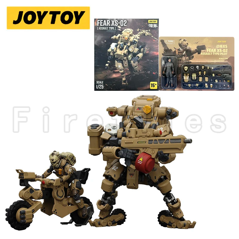 1/25 JOYTOY Action Figure Battle of the Stars Fear XS-01 Night Raid type Fear XS-02 Assault type Fear XS-03 Tactical