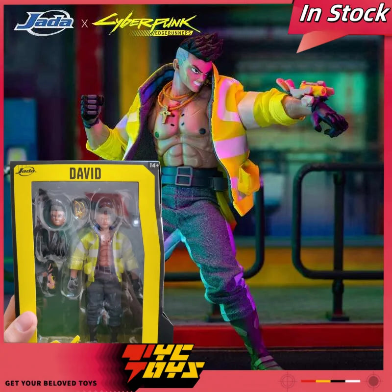 TYCTOYS In Stock Original Jada Toys Cyberpunk: Edgerunners 2077 David Action Figure Lucy Movable Doll Children Toys Gift