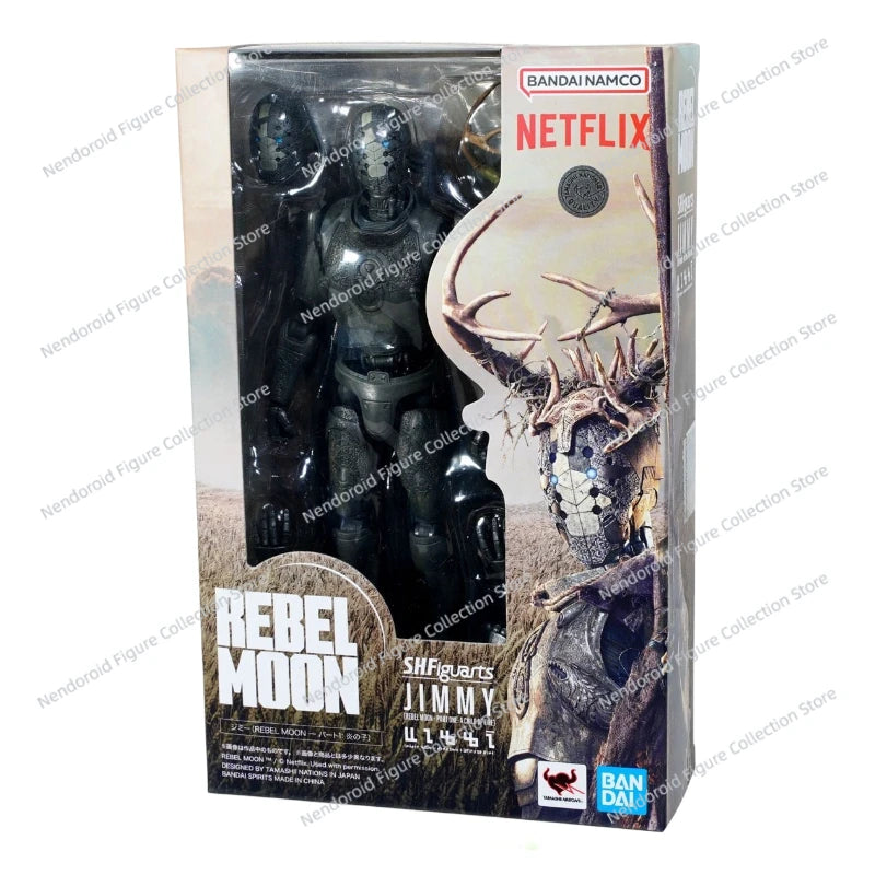 In Stock Bandai S.H.Figuarts SHF Rebel Moon: A Child of Fire Kora Jimmy Animation Action Figure Toy Model Collection Hobby