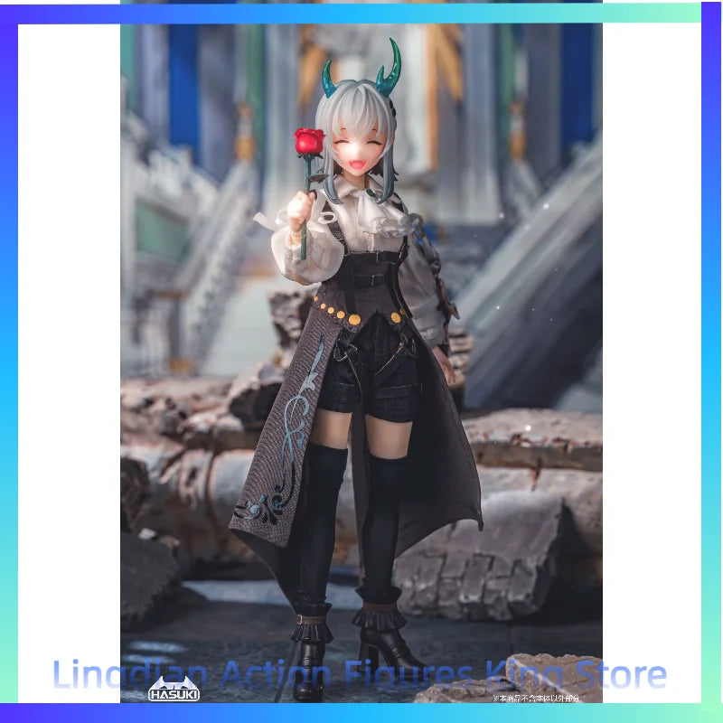 In Stock 1/12 Hasuki Pa008 Rose Knight Gloria Figure Joint Movable Toy Figures Full Body Replacement Doll Gift Game Periphery