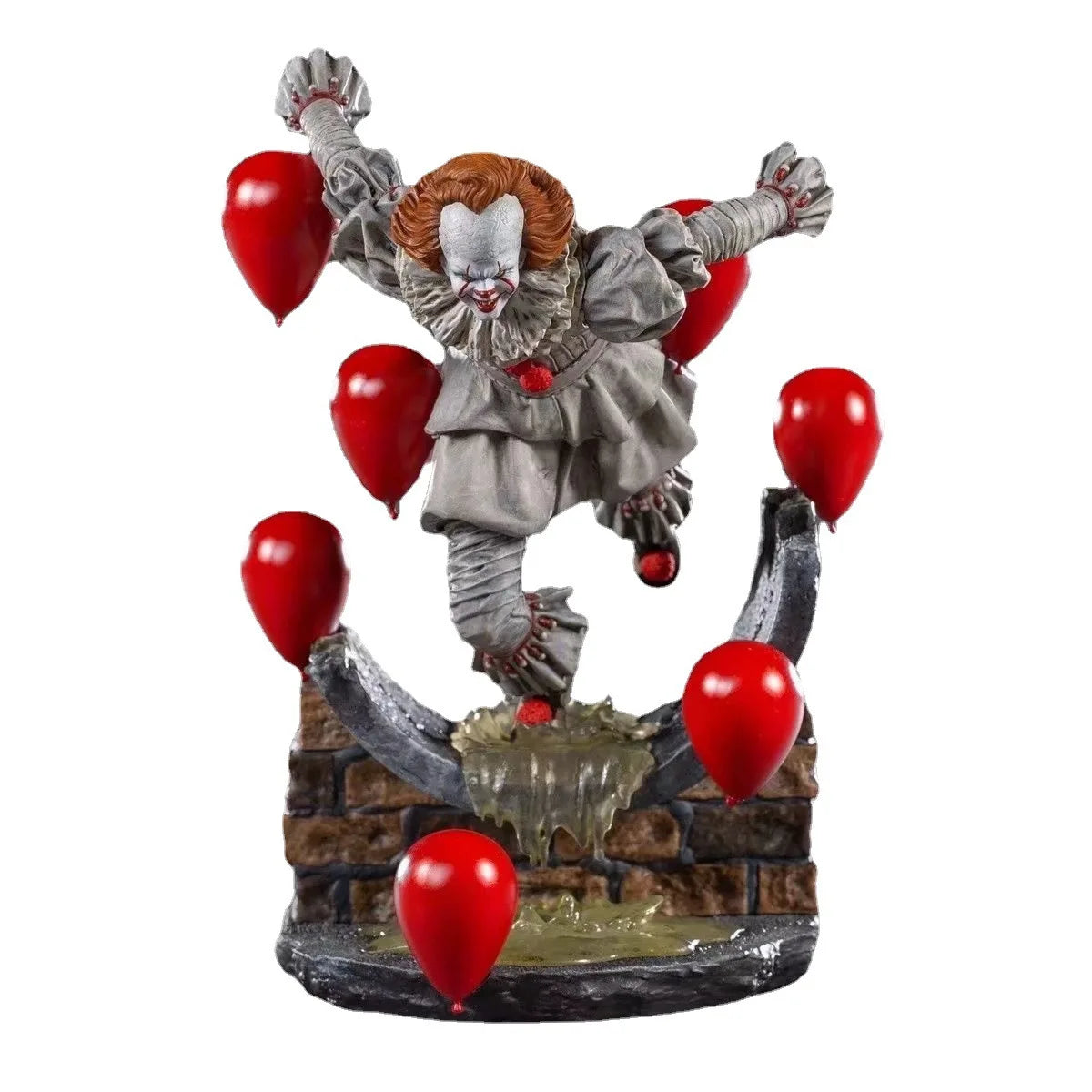 21cm Movie Stephen King's IT Pennywise Joker Action Figure Anime Figure Iron Studios Model Toys Collection Doll Gift
