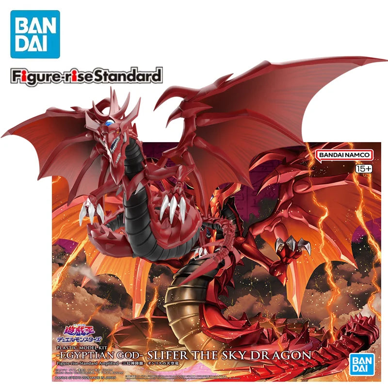 BANDAI Figure-rise Standard Amplified Yu-Gi-Oh! Duel Monsters EGYPTIAN GOD SAINT DRAG-THE GOD OF OSIRIS Anime Assembly Toy