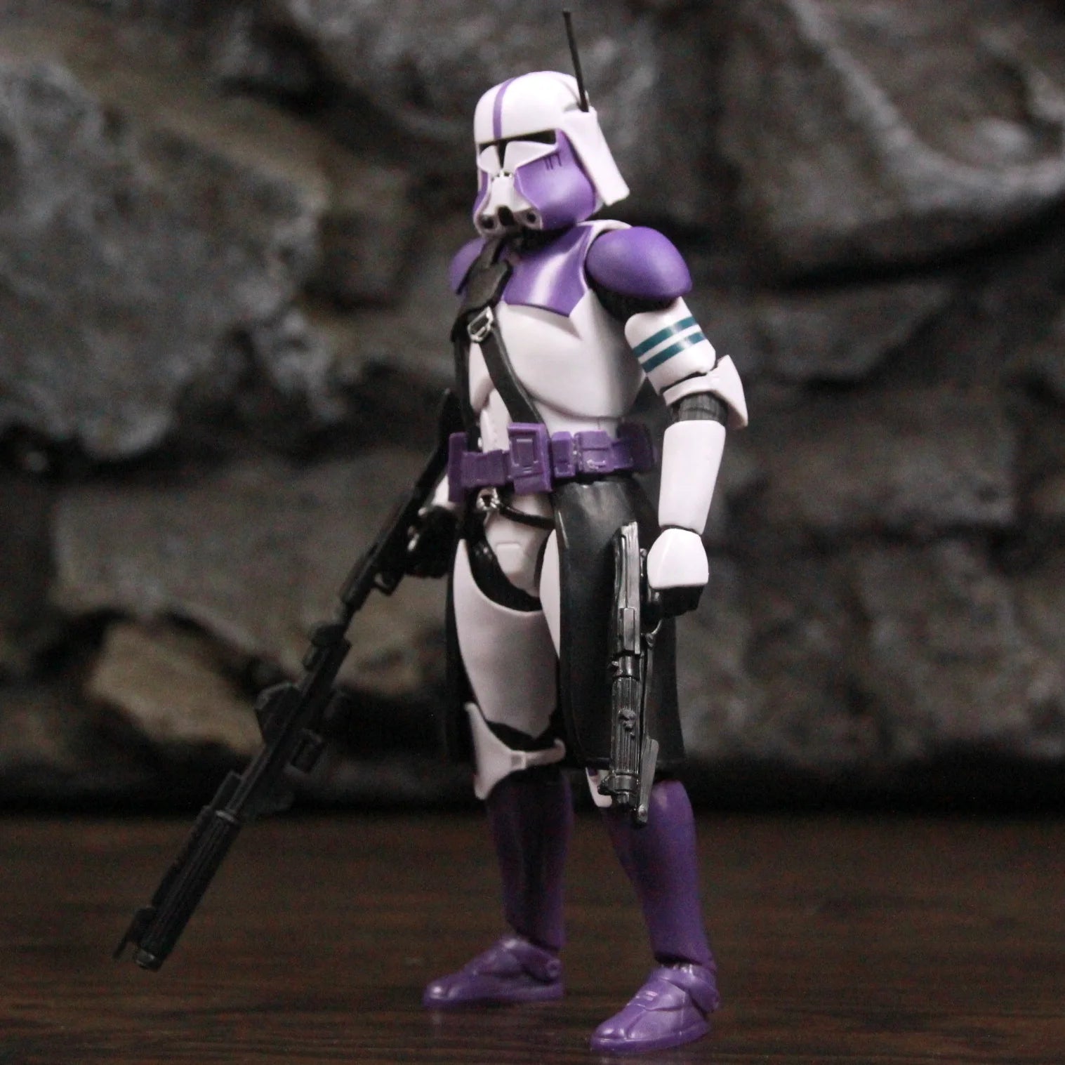 New Body 187th Legion Purple Phase II P2 ARF Trooper Commander Scout 6" Action Figure Mace Windu Republic Grand Army Clone Toys