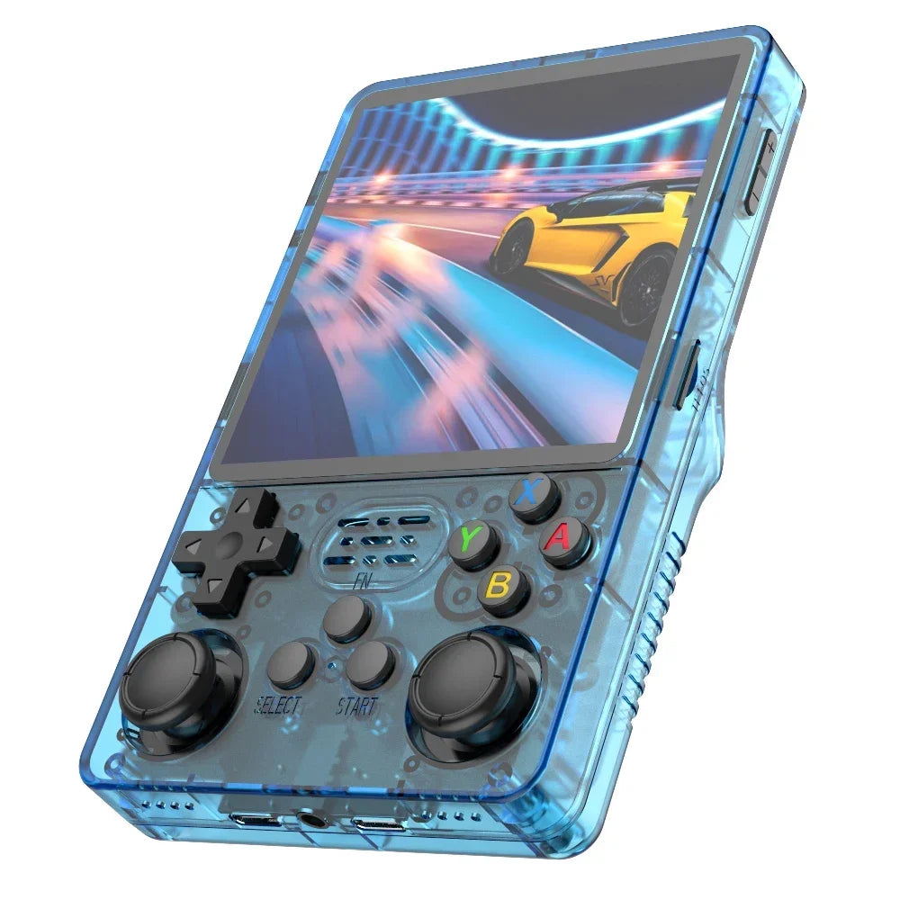 R36 Plus Retro Handheld Game Console Linux 64-bit System 4" IPS Screen RK3326