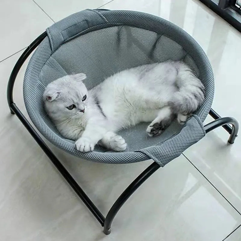 Cat Bed Dog/Pet Hammock Bed Free-Standing Cat Sleeping Cat Supplies Pet Supplies Whole Wash Stable & Breathable Easy Assembly In