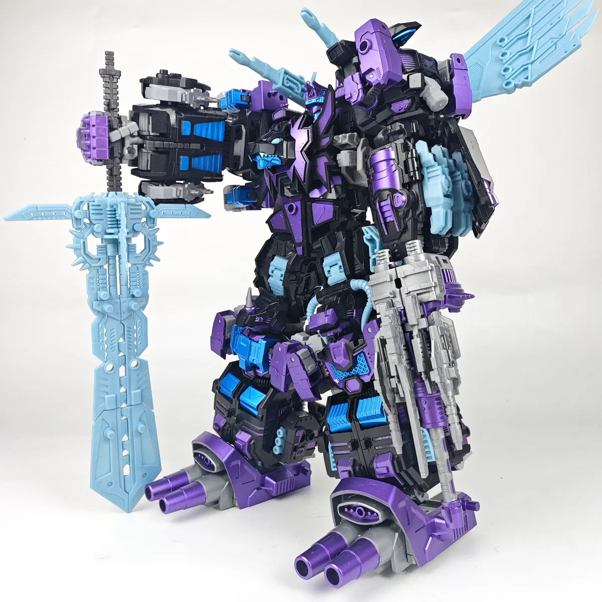 TENGYANG DARK Predacons Combiners Wars KO Transformation 5 IN 1 Predaking G1 36cm Action Figure Child Gift NO BOX