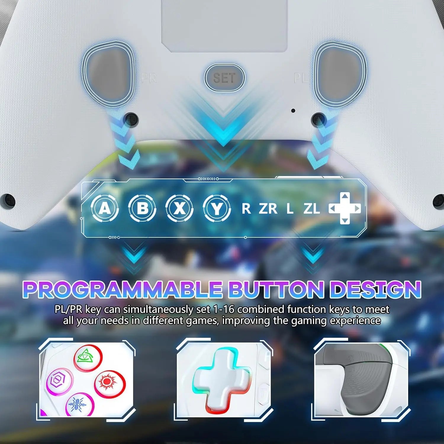 Wireless Controller For P5 With Dual Motor Sensor Touchpad Jack/Turbo/6-Axis Sensor Function, Compatible Ps3/Ps4/Pro/Slim/Ps5/Pc