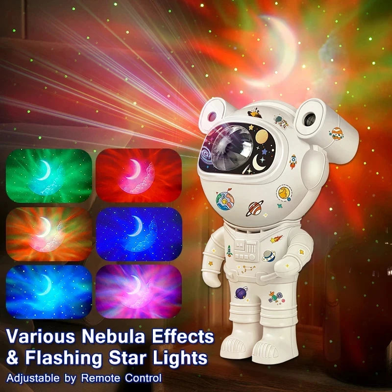 LED Question Mark Night Light Games Toy Children Astronaut Atmosphe Bedroom Table Lamp USB Charging Kids Birthday Christmas Gift