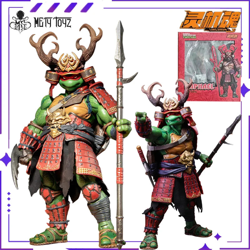 Original Metytoyz Ninja Turtles Raphael Shanghai WF Limited Edition Anime Product Mobile Model Toy Gift Collection Spot