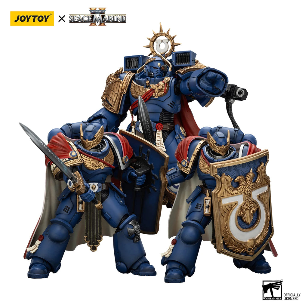 JOYTOY Warhammer 40K 1/18 Action Figure Ultramarines Marneus Calgar Victrix Honour Guard Anime figures Toys Model