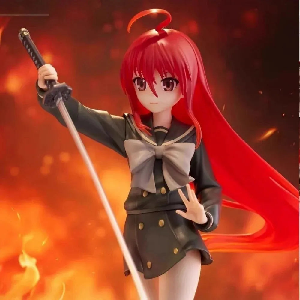 Shakugan No Shana Shana PVC 19CM Anime Actionfiguren Modellsammlung Spielzeug Trio-Try-iT