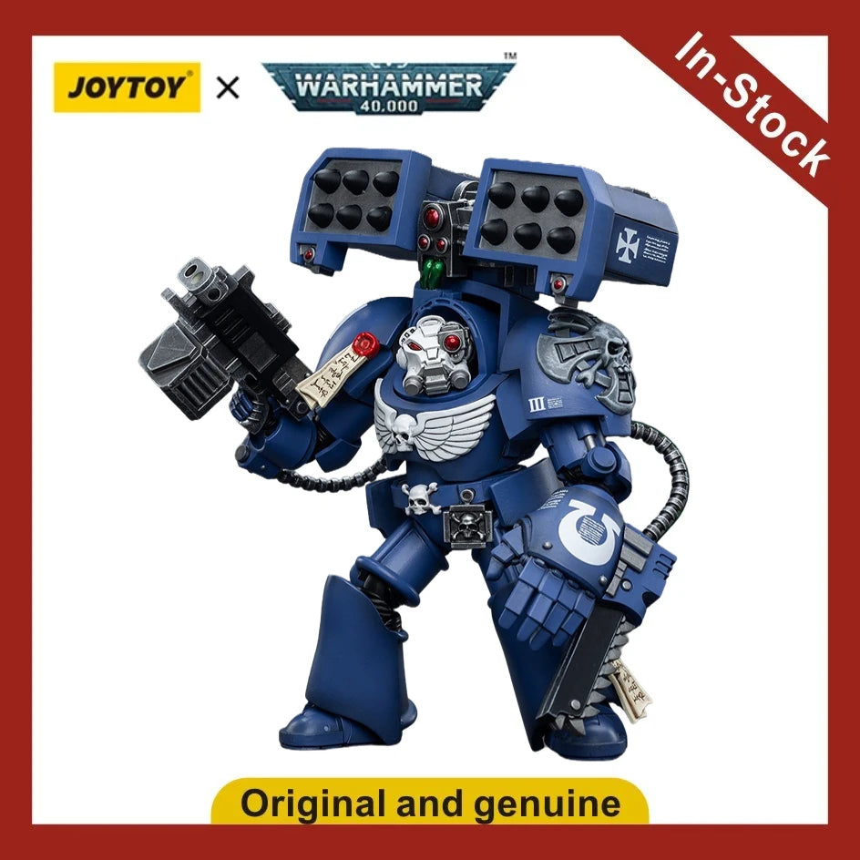 【UA】JOYTOY  Warhammer 40K  Scale 1/18 Action Figures Ultramarines Terminators Brother Andrus Models Toys Gifts