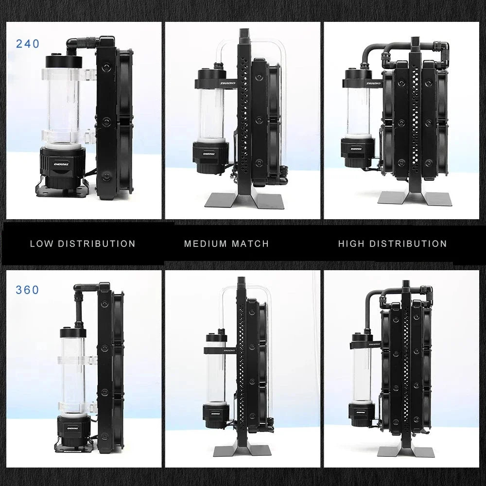 Externes Computer-Wasserkühlungsset, Reservoir- und Pumpenkombination 240/280/360-Kühler, CPU- und Grafikkarten-Wasserkühlungsset