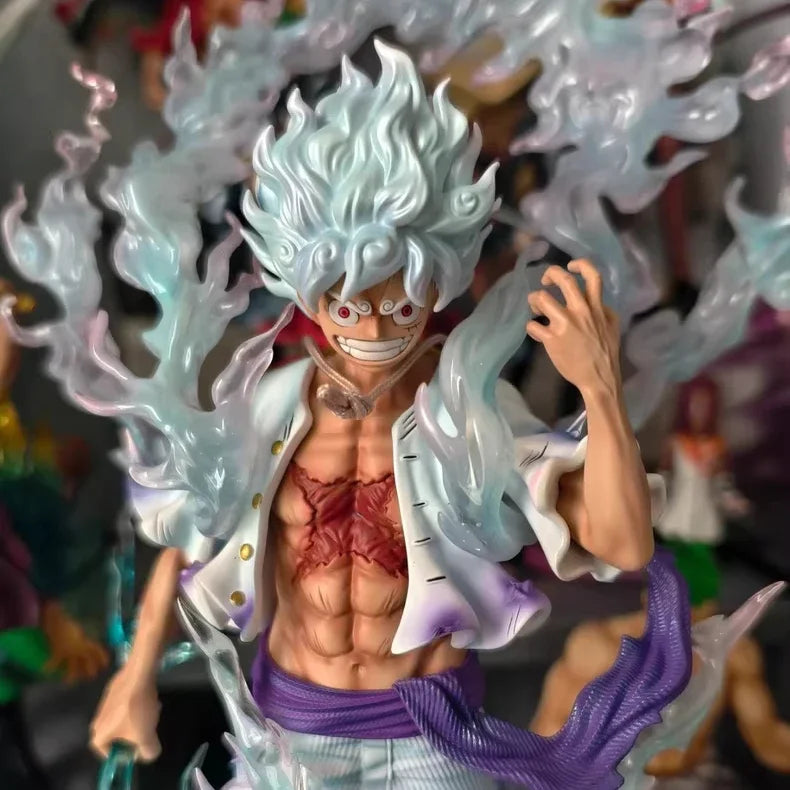 Spot SaleNew in Stock JT Nika Monkey D. Luffy Action Figure One Piece Anime Character Luffy Fifth Gear Figure PVC Statue Series