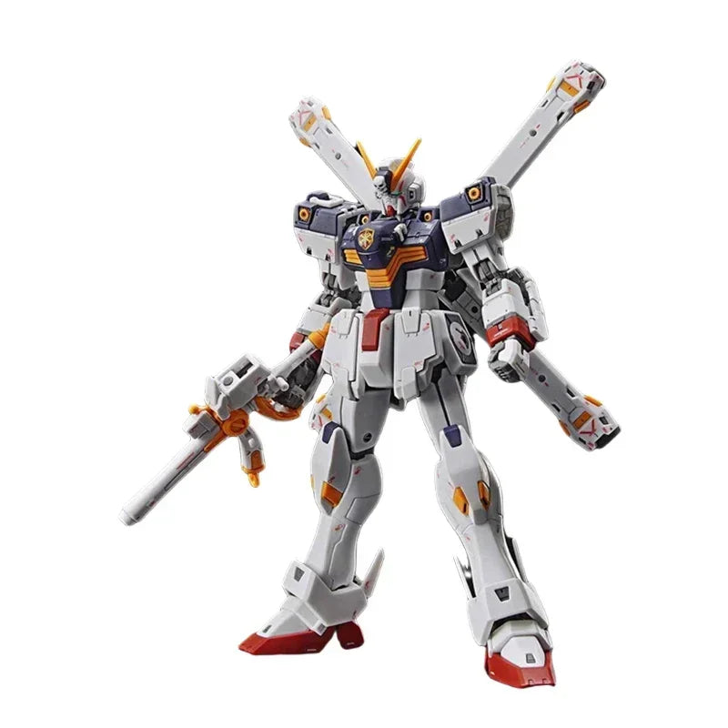 Gundam Bandai RG 1/144 31  X1 CROSS BONE Toy Figures Gifts for Children Anime Assembly Action Mech Original Product