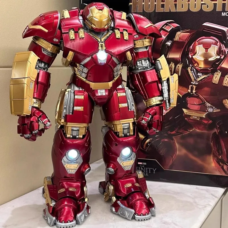 Fondjoy Toy Iron Man Action Figure - 1/7 Scale Mark Hulkooster Hulkbuster Armor Assembly Model Toy for Collectors And Xmas Gifts