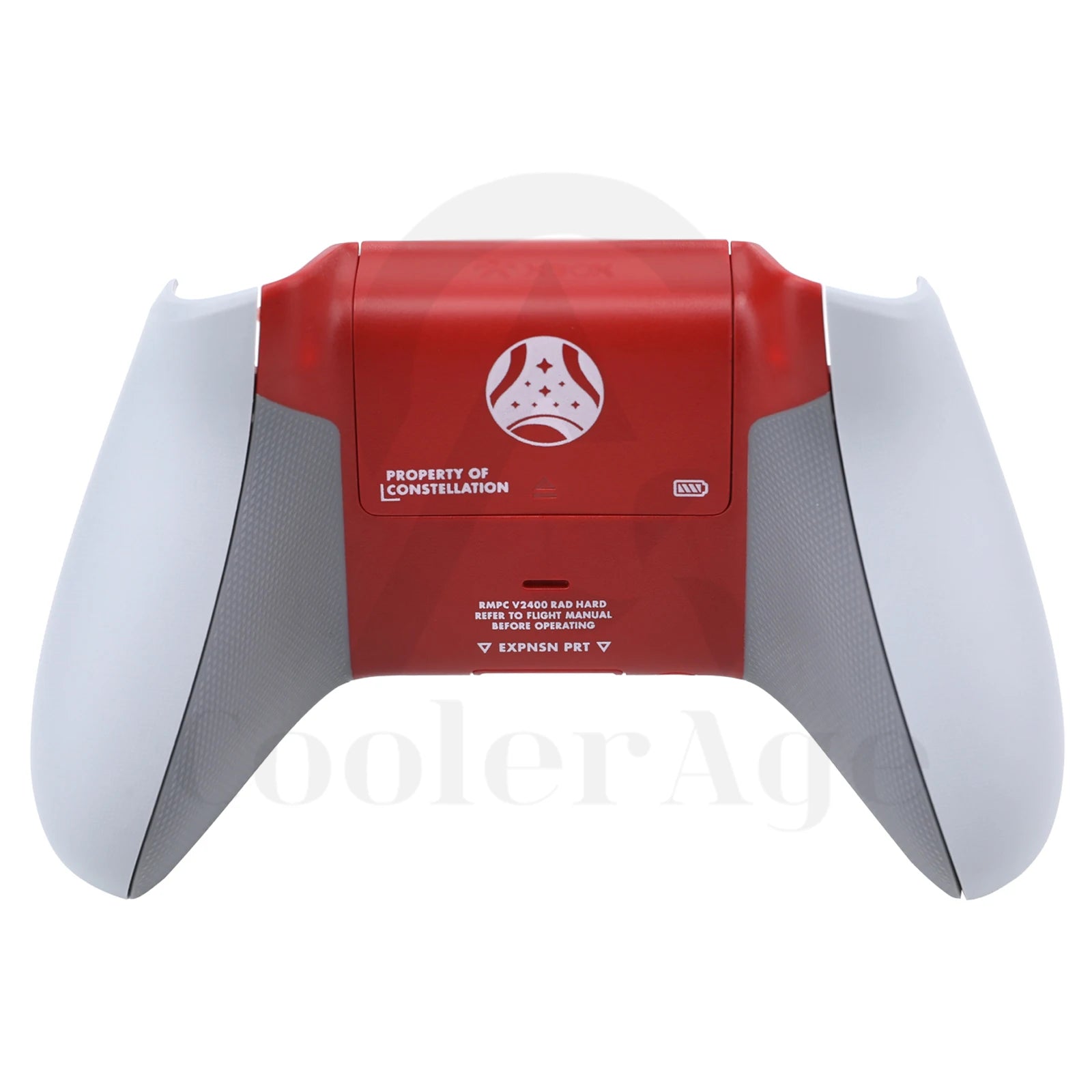 CoolerAge For Xbox One Slim Controller Limited Edition Soft Touch Custom Bottom Shell Back Panels Case Cover Gamepad Replacement