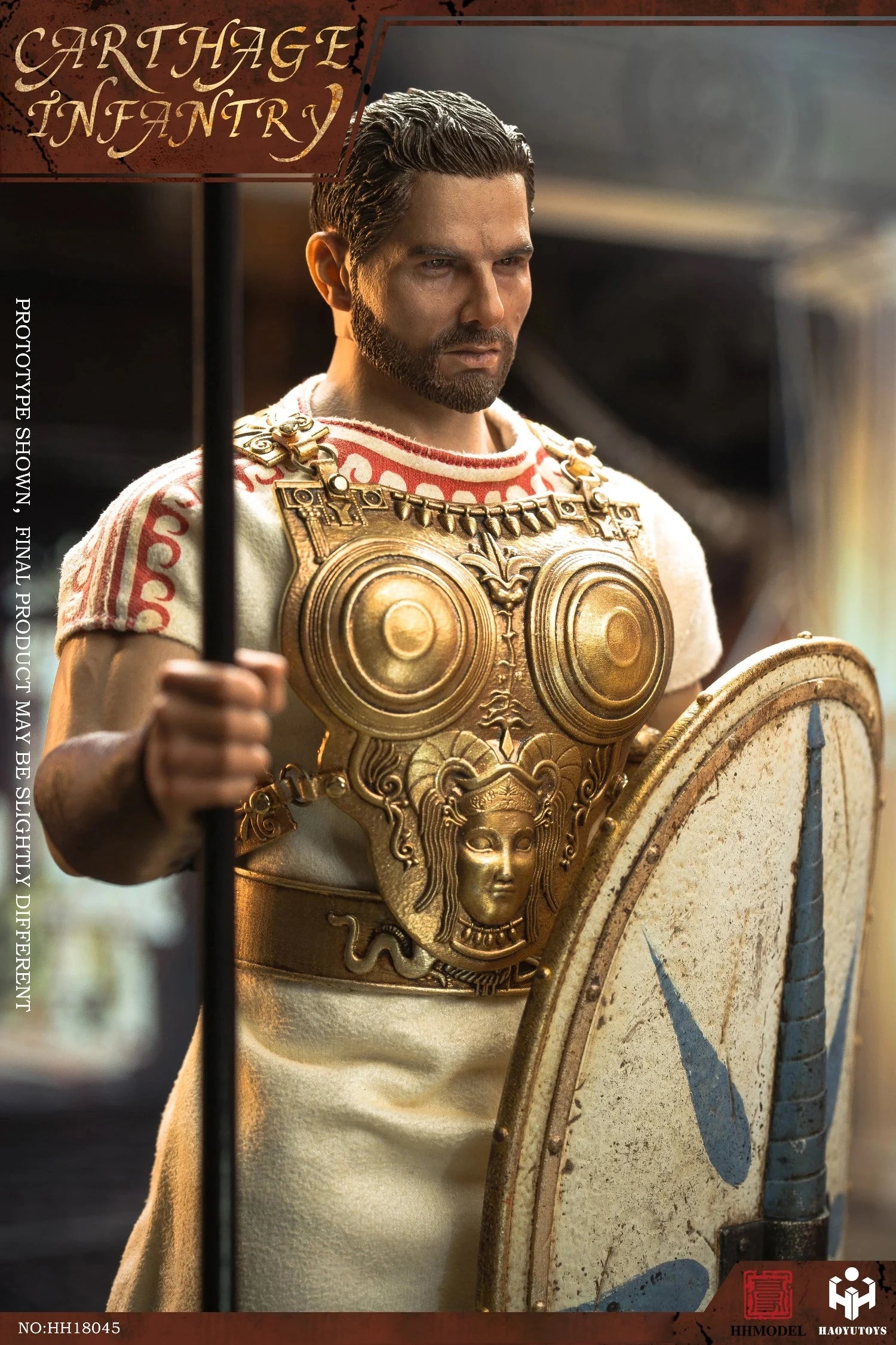 1/6 Scale Carthage Imperial Legion Infantry Action Figure by HHMODEL HAOYUTOYS Collectible Model Toy Gift for Enthusiasts