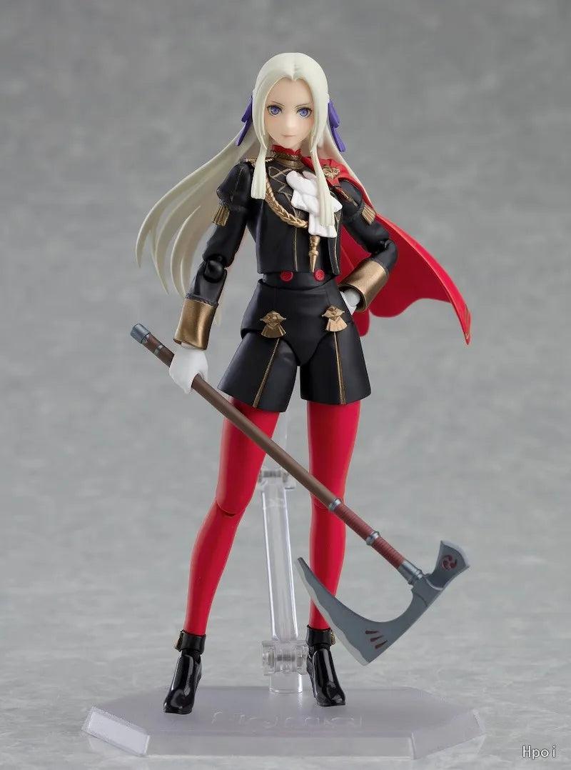 Genuine Figma#461 Edelgard von Hresvelg Action Figure Fire Emblem Houses Anme Model In Stock.