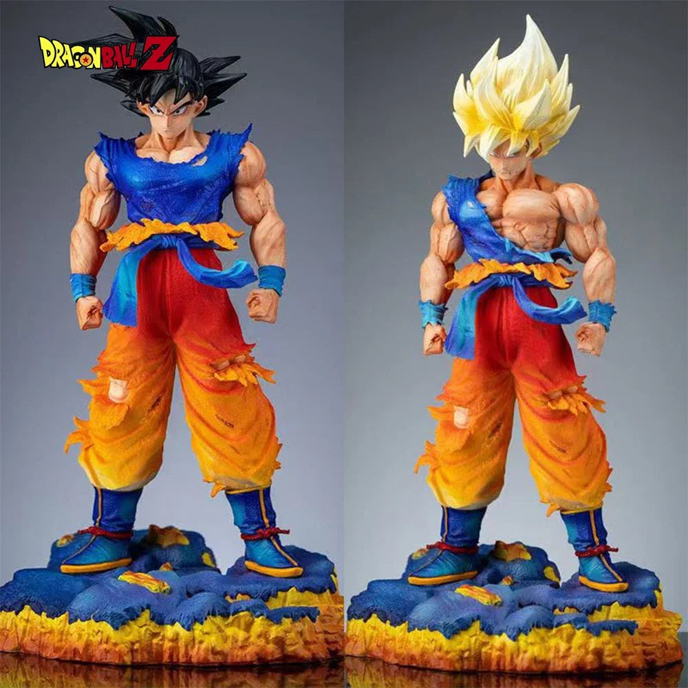 Dragon Ball Goku Anime Figur Super Saiyajin Serie 35cm Son Goku Figur Action Modell PVC Sammlung Ornament Geburtstagsgeschenke