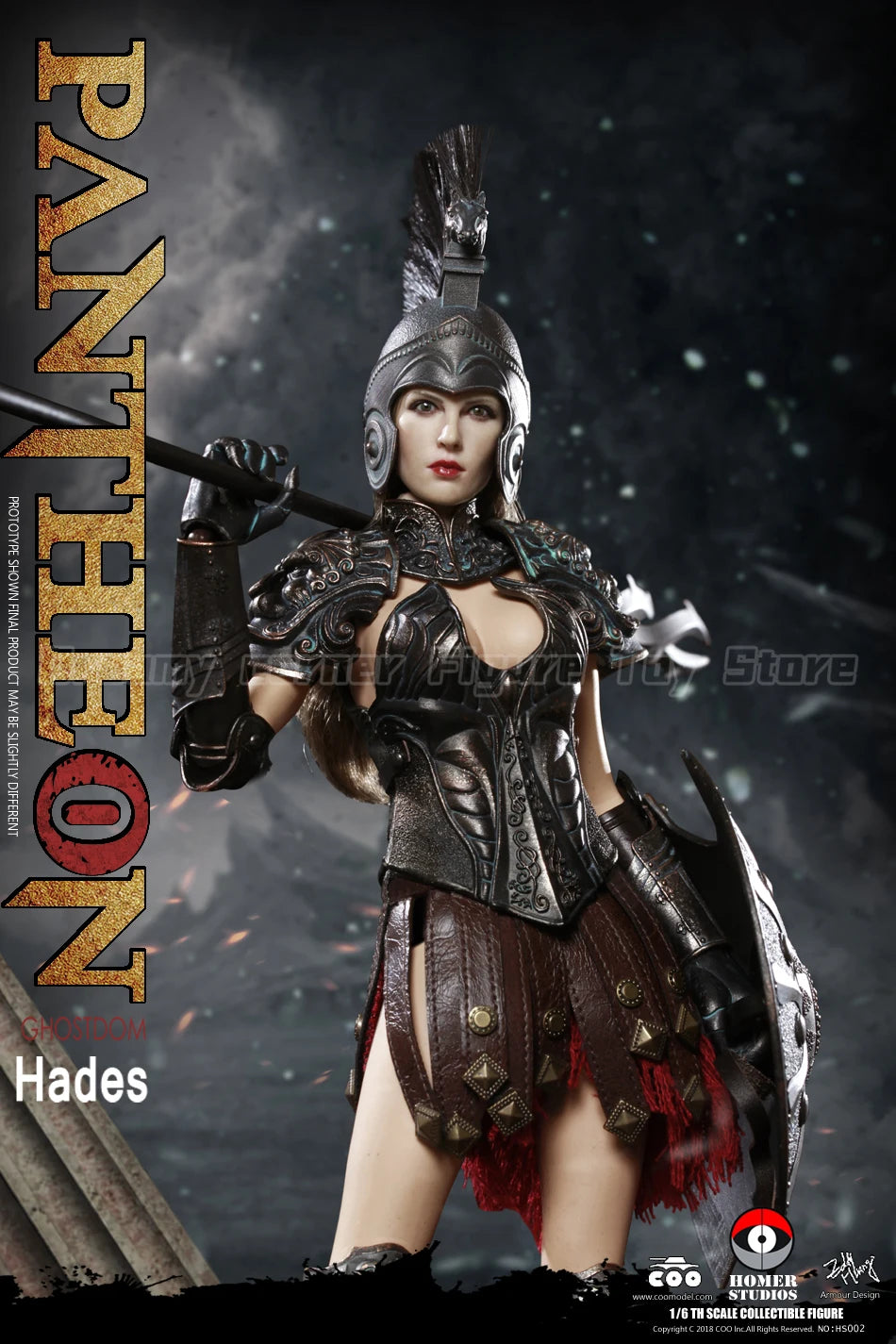 【In Stock】Original COOMODEL HOMER HS002 PANTHEON HADES GODDESS OF UNDERWORLD 1/6 Action Figure Model Collection Toy