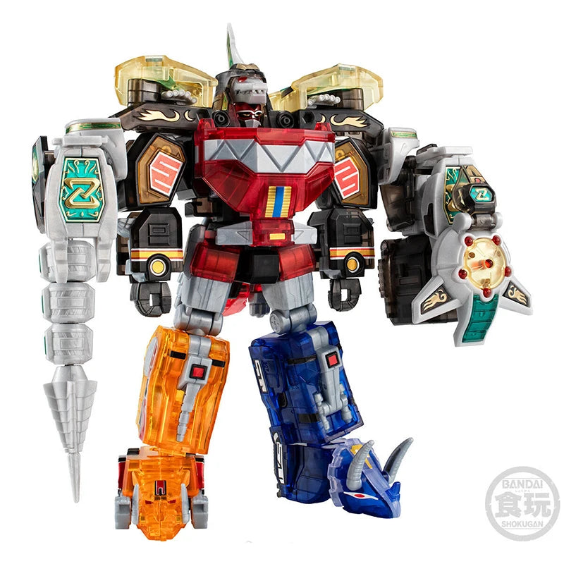 In Stock BANDAI SMP Mighty Morphin Power Rangers Dragon Ceasar Clear Color Ver. Anime Action Figures Assembly Model  Toy