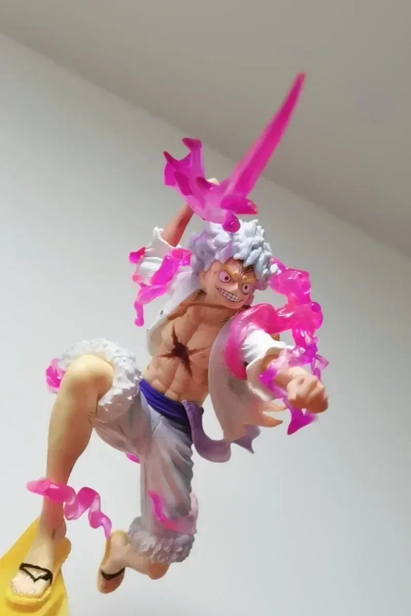One Piece Аниме Фигурки Gear 5 Luffy Sun God Nika Фигура 50см PVC Фигурка Gk Статуя Колекционерски Модел Декорация Аниме Детски Gif