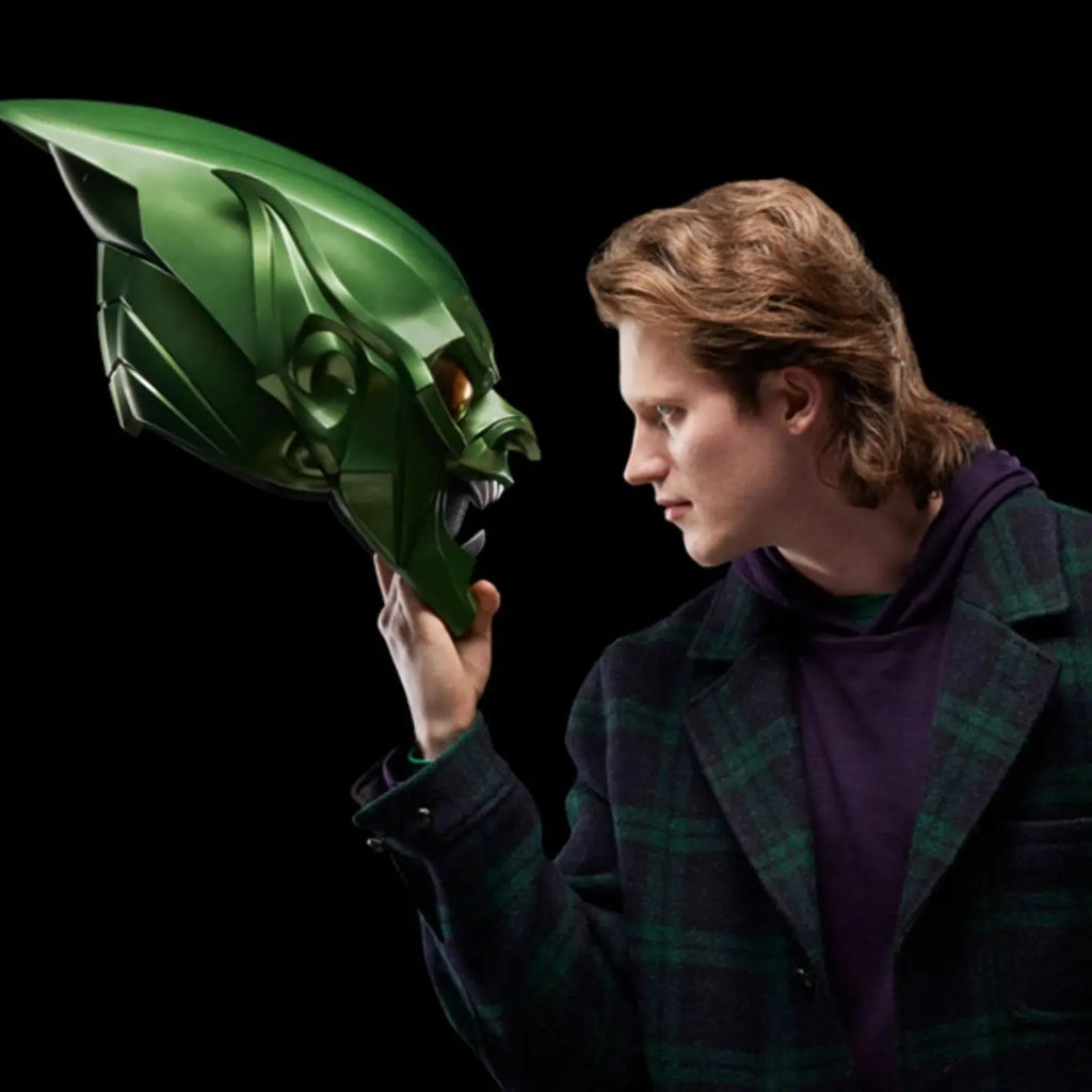 Hasbro Marvel Legends Series Spider-Man: No Way Home Green Goblin Helmet Cosplay Premium Collectible Role Play Prop